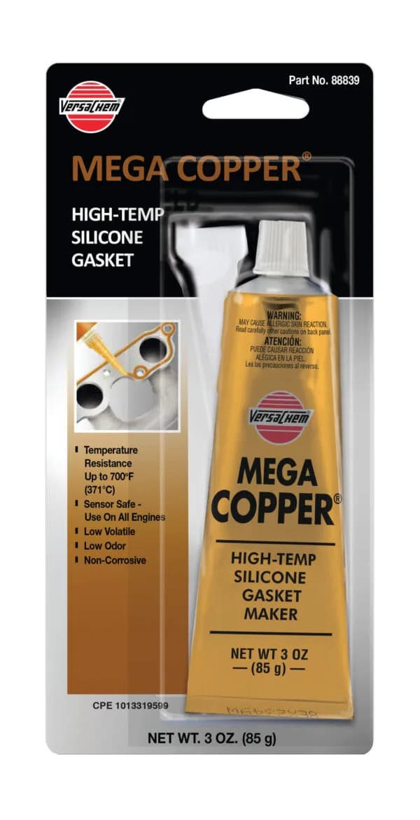 Герметик-прокладка мідний 85г "VersaChem" (+371°С) (Mega Copper® Silicone)