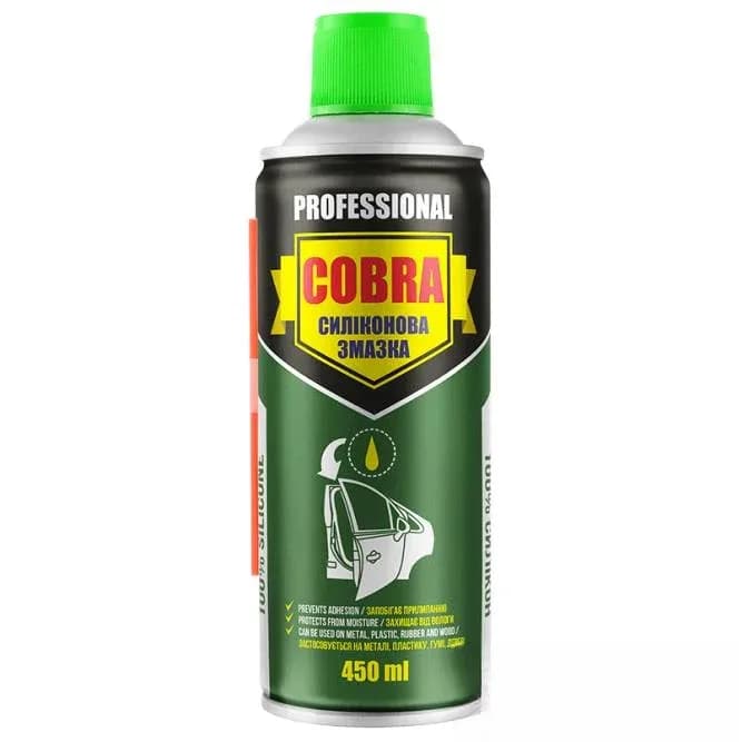 Мастило силіконове аерозоль 450 мл "COBRA"