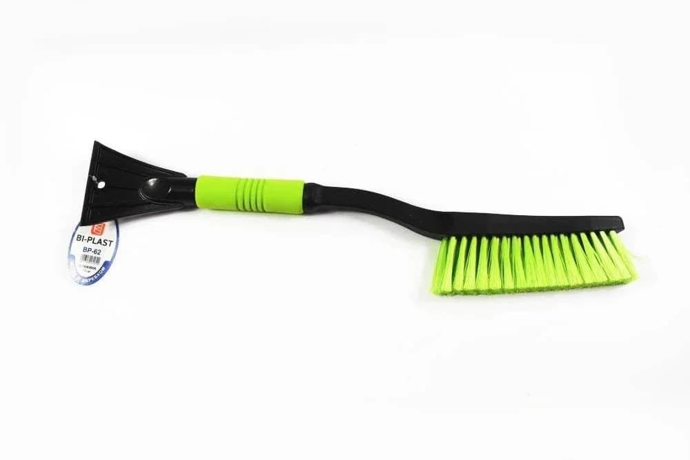 Скребок зі щіткою, м'яка ручка 62см "BI-PLAST"