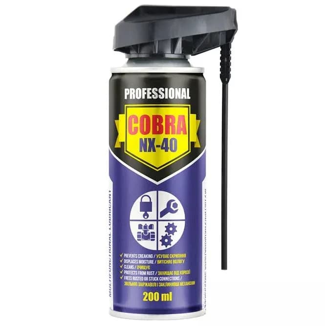Мастило універсальне "COBRA" NX-40 200ml з регулювальною трубочкою