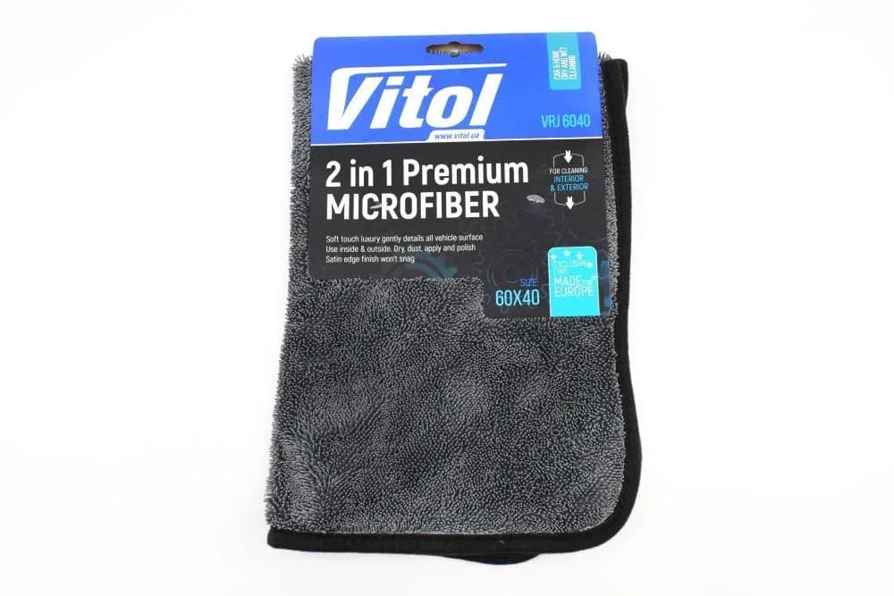 Ганчірка мікрофібри двостороння 60*40см "VITOL"