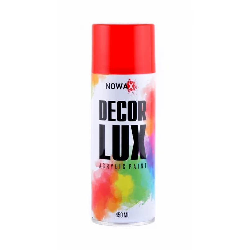 Фарба аерозольна "NOWAX" акрил. 450мл. яскраво-червона