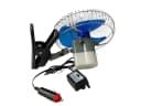 Вентилятор салону 12 V (d 8" - 20,0 см) металевий, прищіпка, 2 швидкості Balansa 2