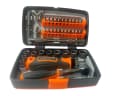Викрутка з бітами та головками 1/4" 38 шт CrV тріскачкова, подовжувачі, тріскачка 3