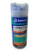 Серветка протиральна штучна замша в тубі (42х32) синя Balansa (Мала) перфорована 2
