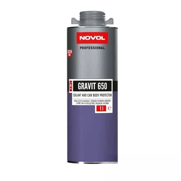 Барашок сірий 1.0 л з герметиком "NOVOL" GRAVIT 650