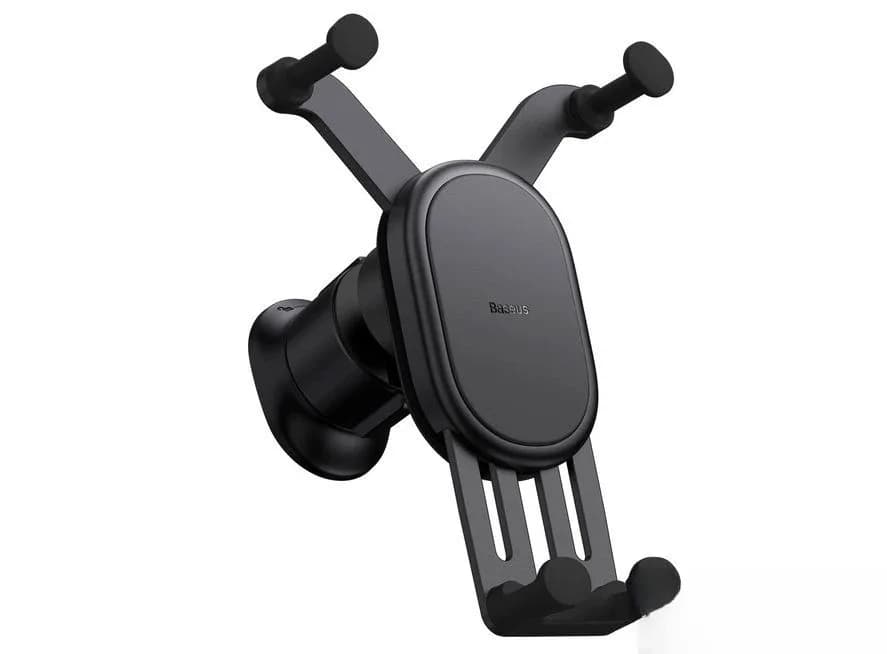Підставка під телефон на присосці "Baseus" Gravity Car Mount чорна