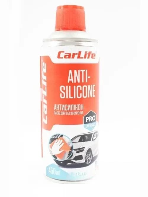 Антисилікон промивний "CARLIFE" 450 мл.
