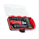 Викрутка STRONA з бітами та головками 1/4" 30 шт CrV з тріскачкою 1
