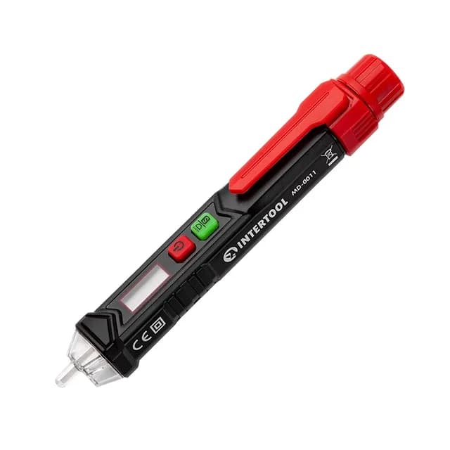 Індикатор напруги безконтактний з LCD-індикацією 12-1000 В Intertool