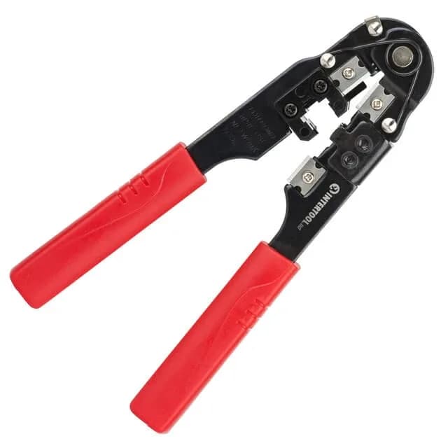 Кліщі для опресування штекерів RJ-45 8p8c Intertool