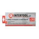 Набір плашок і мітчиків 20 шт пластиковий кейс Intertool 3