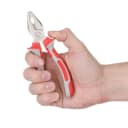 Плоскогубці 160 мм червоно-сірі ручки Intertool 6