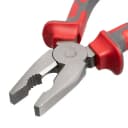 Плоскогубці 200 мм червоно-сірі ручки Intertool 4