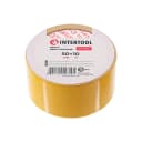 Скотч двосторонній на тканинній основі 10 м х 50 мм жовтий Intertool 2