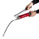 Шприц для мастила 600 мл з гнучким шлангом двоплунжерний Intertool 6