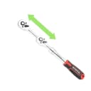 Тріскачка телескопічна з квадратом 3/8" 72 зуби 228-327 мм CrV Intertool 1