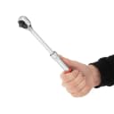 Тріскачка телескопічна з квадратом 3/8" 72 зуби 228-327 мм CrV Intertool 6