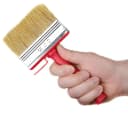 Кисть макловиця 100х30 мм пластикова ручка Intertool 4