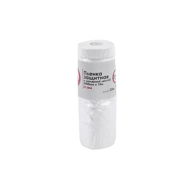 Плівка малярна з малярною стрічкою 2,4 м х 15 м Intertool