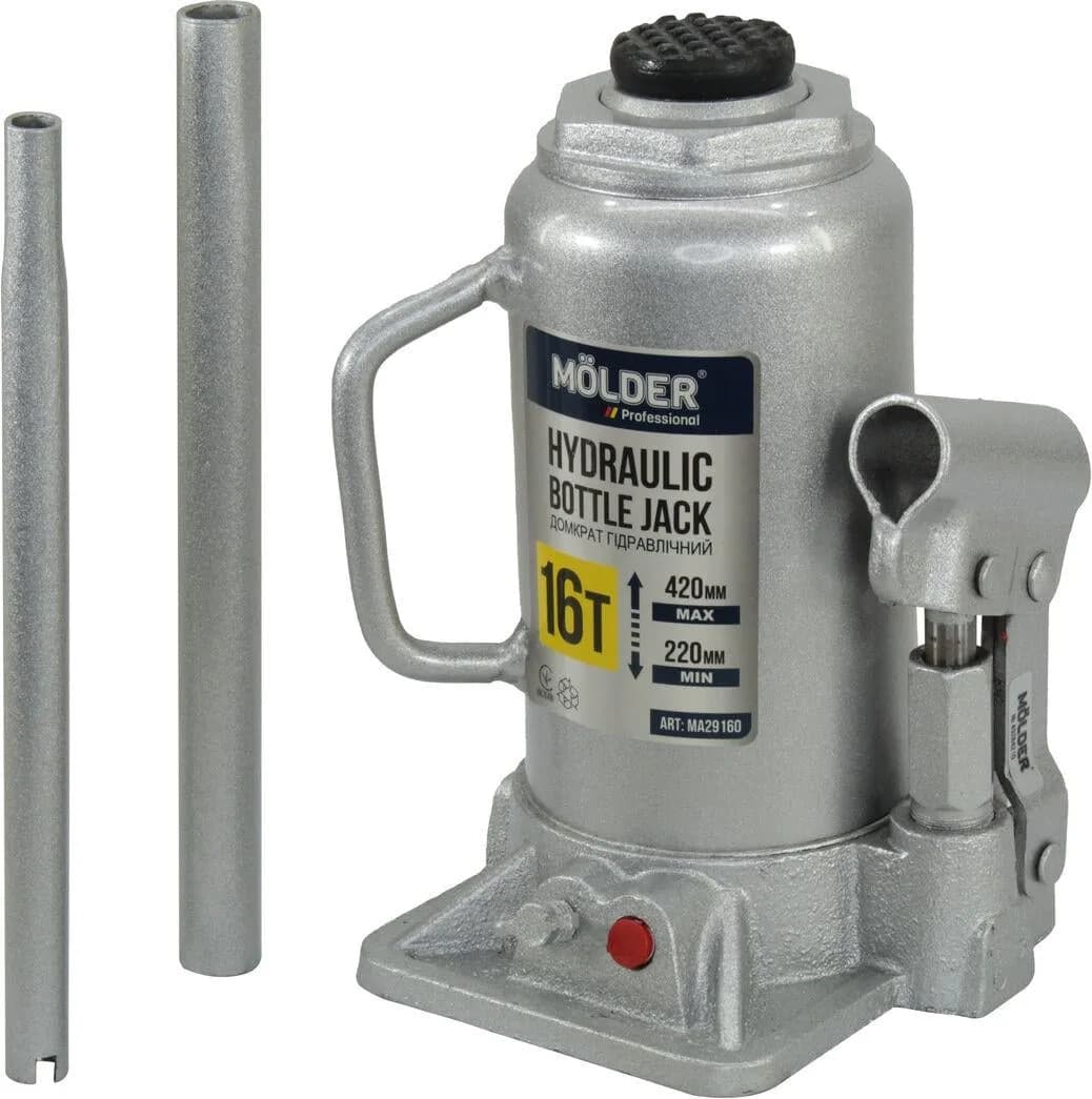 Домкрат гідравлічний 16 т 220-420мм "MOLDER"
