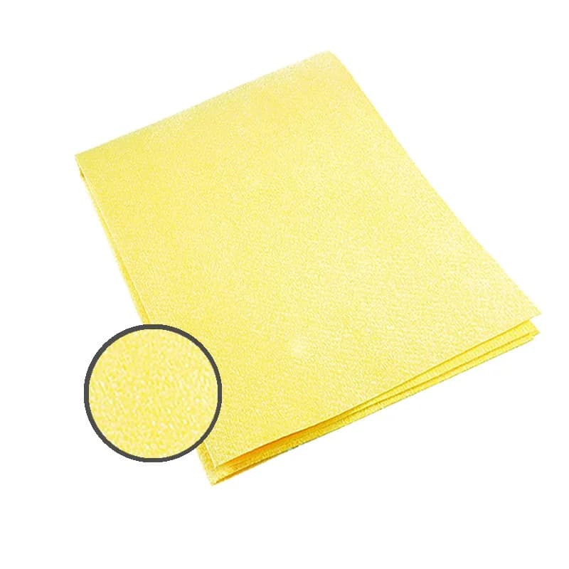 Ганчірка для кузова замшева 40*50см жовта "NOWAX" Professional