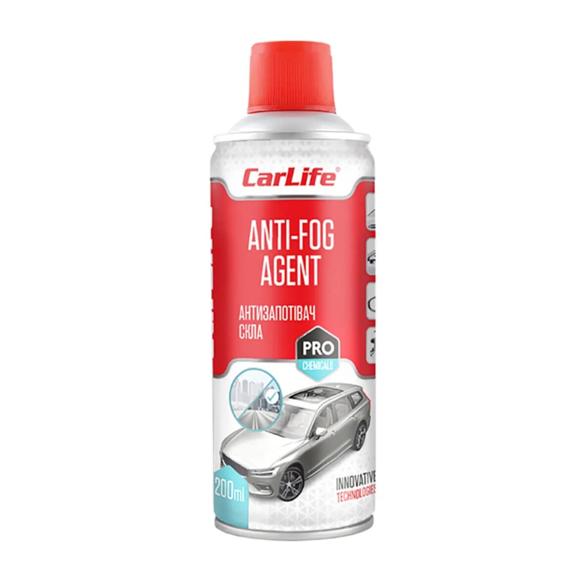 Антизапотівач для скла "CARLIFE" 200ml