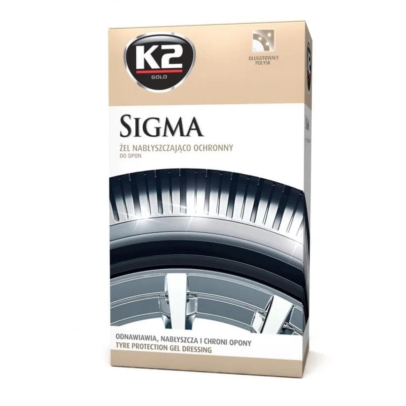 Очисник шин гелівний (чорнитель) "K2" GOLD SIGMA 500 мл із губкою