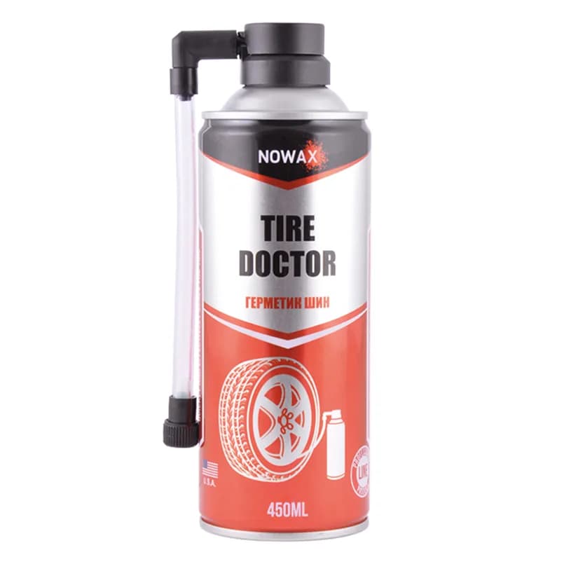 Вулканізатор шин (герметик) "NOWAX" Tire Doctor 450 мл