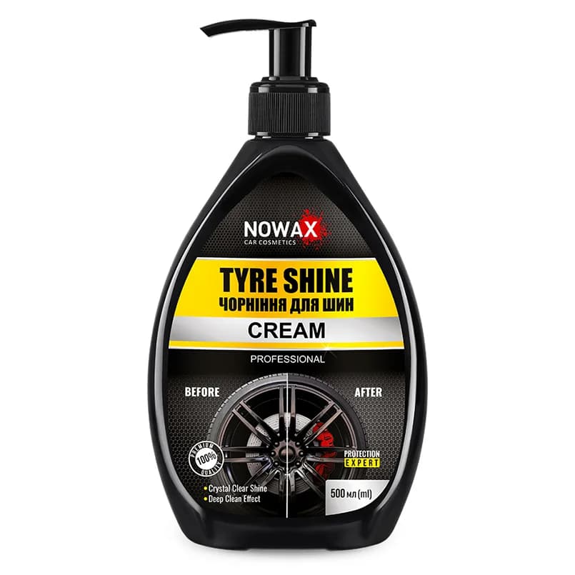Очистник шин (чорнитель) "NOWAX" 500 мл Tyre Shine Cream