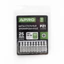 Біта (набір 10 шт.) "APRO" PZ1*25мм (хром) 1