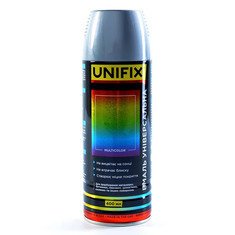 Фарба аер. "UNIFIX" 400мл. алюміній