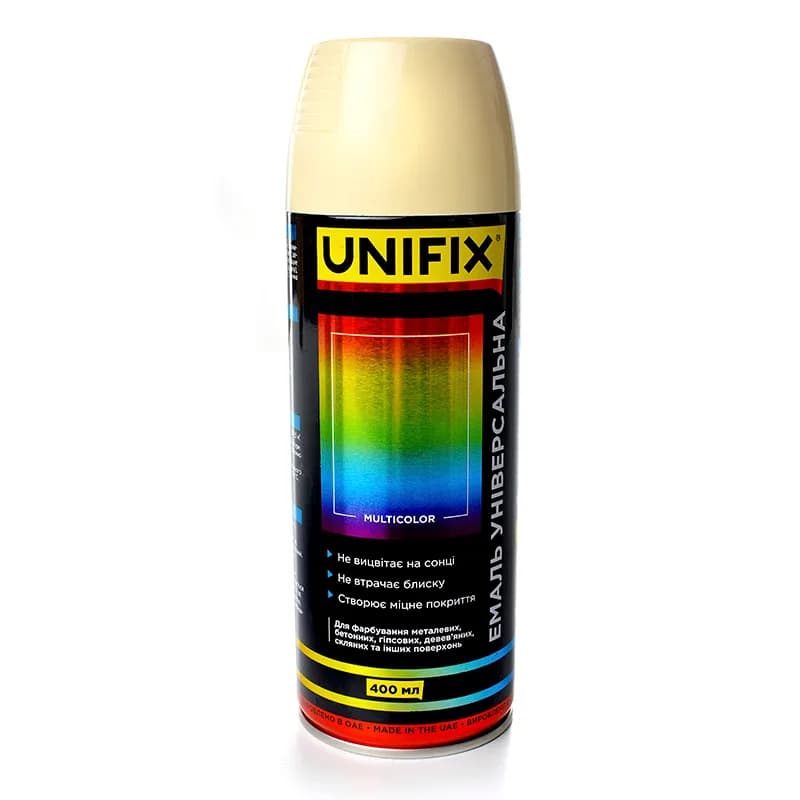 Фарба аер. "UNIFIX" 400мл. бежевий  (RAL 1001)
