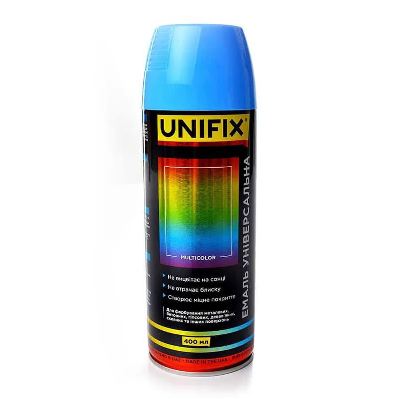 Фарба аер. "UNIFIX" 400мл. блакитний (RAL 5012)