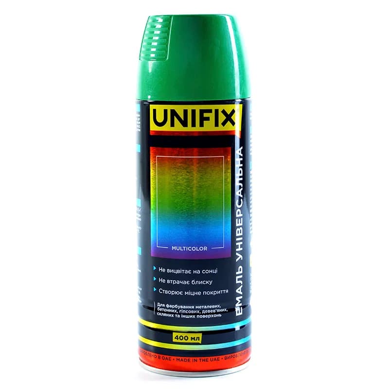 Фарба аер. "UNIFIX" 400мл. зелений м'ятний (RAL 6029)