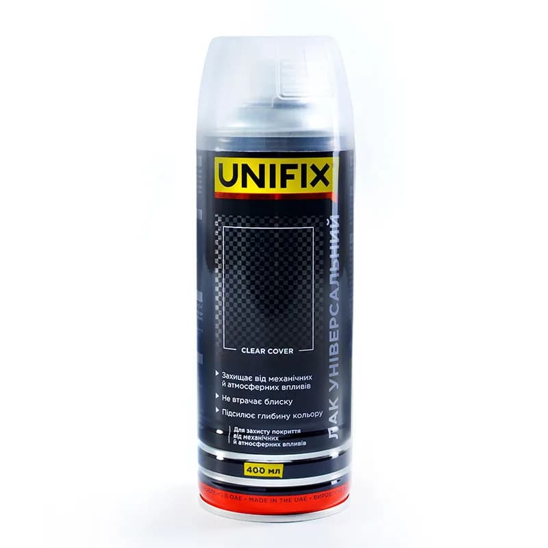 Фарба аер. "UNIFIX" 400мл. лак матовий