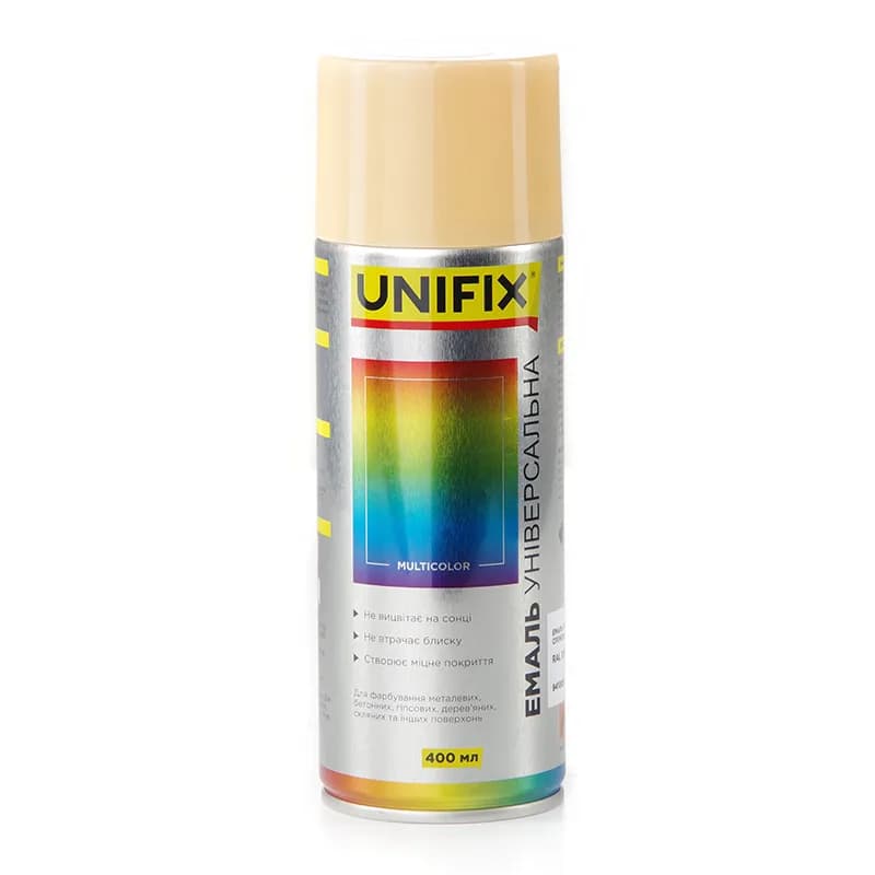 Фарба аер. "UNIFIX" акрил. 400мл. слонова кістка (RAL 1015)