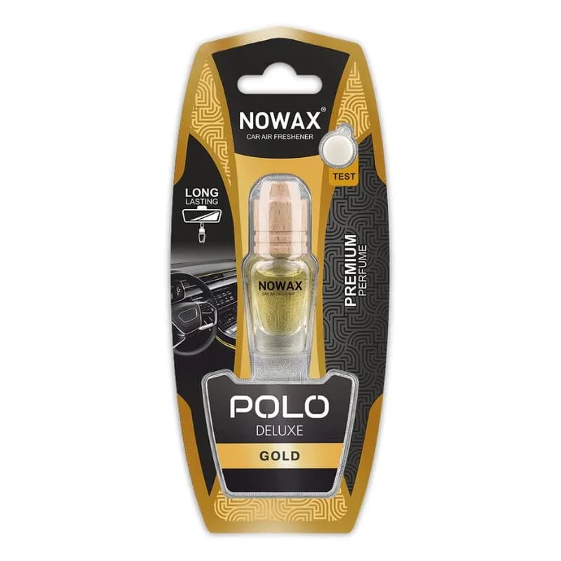 Освіжувач  "NOWAX" (рідкий) Polo Deluxe 7 ml - Gold