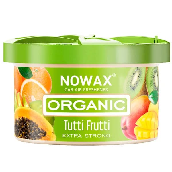 Освіжувач "NOWAX" (брикет) 40г Organic - Tutti Frutti