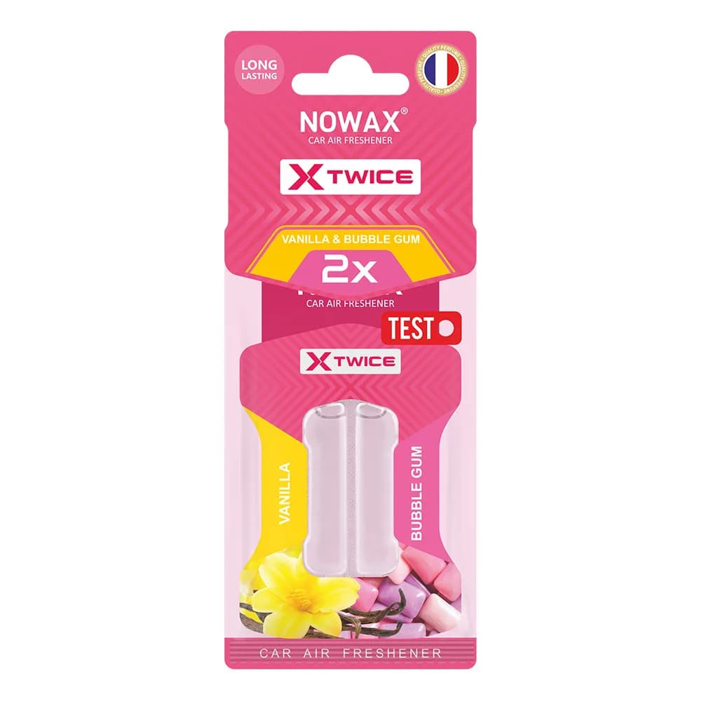 Освіжувач "NOWAX" (рідкий) 10ml X-Twice - Bubble Gum & Vanilla