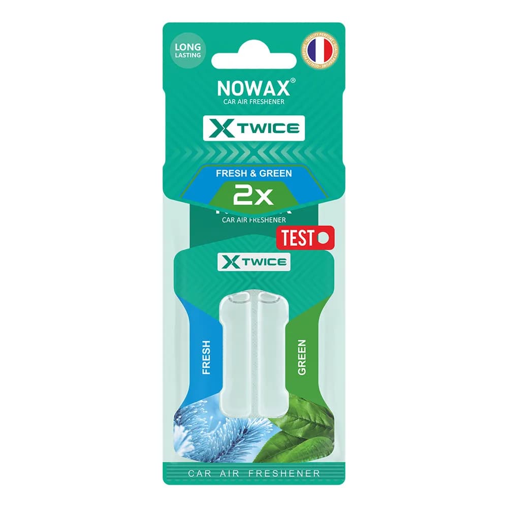 Освіжувач "NOWAX" (рідкий) 10ml X-Twice - Fresh & Green