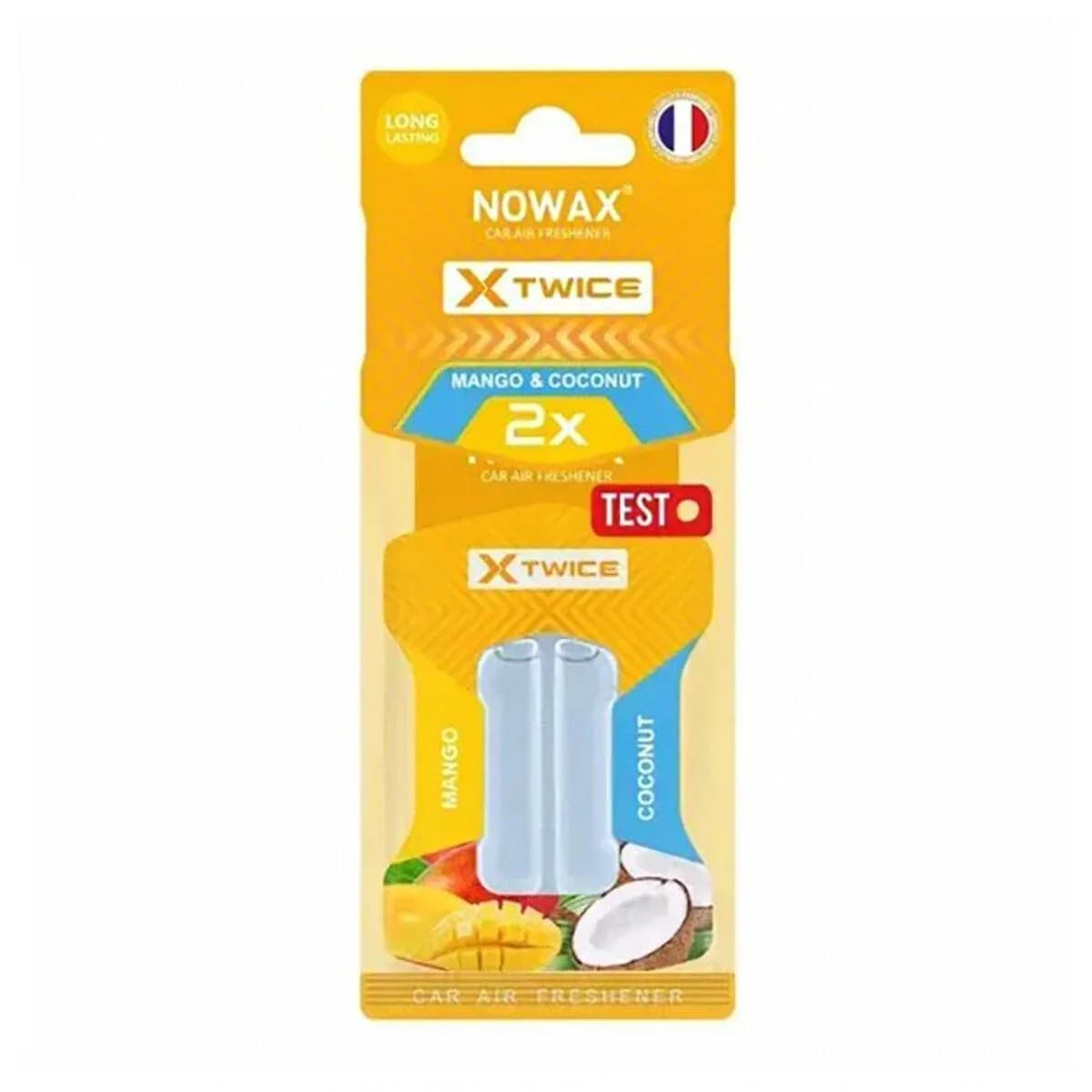 Освіжувач "NOWAX" (рідкий) 10ml X-Twice - Mango & Coconut