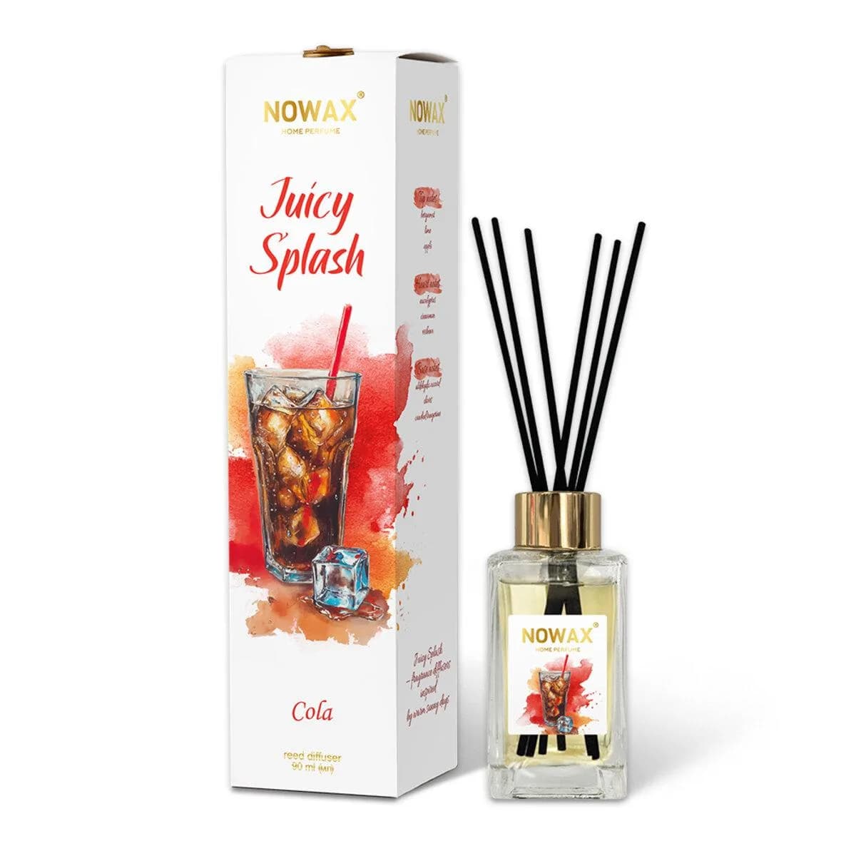 Освіжувач "NOWAX" (рідкий) Juicy Splash - Cola (90 мл.)