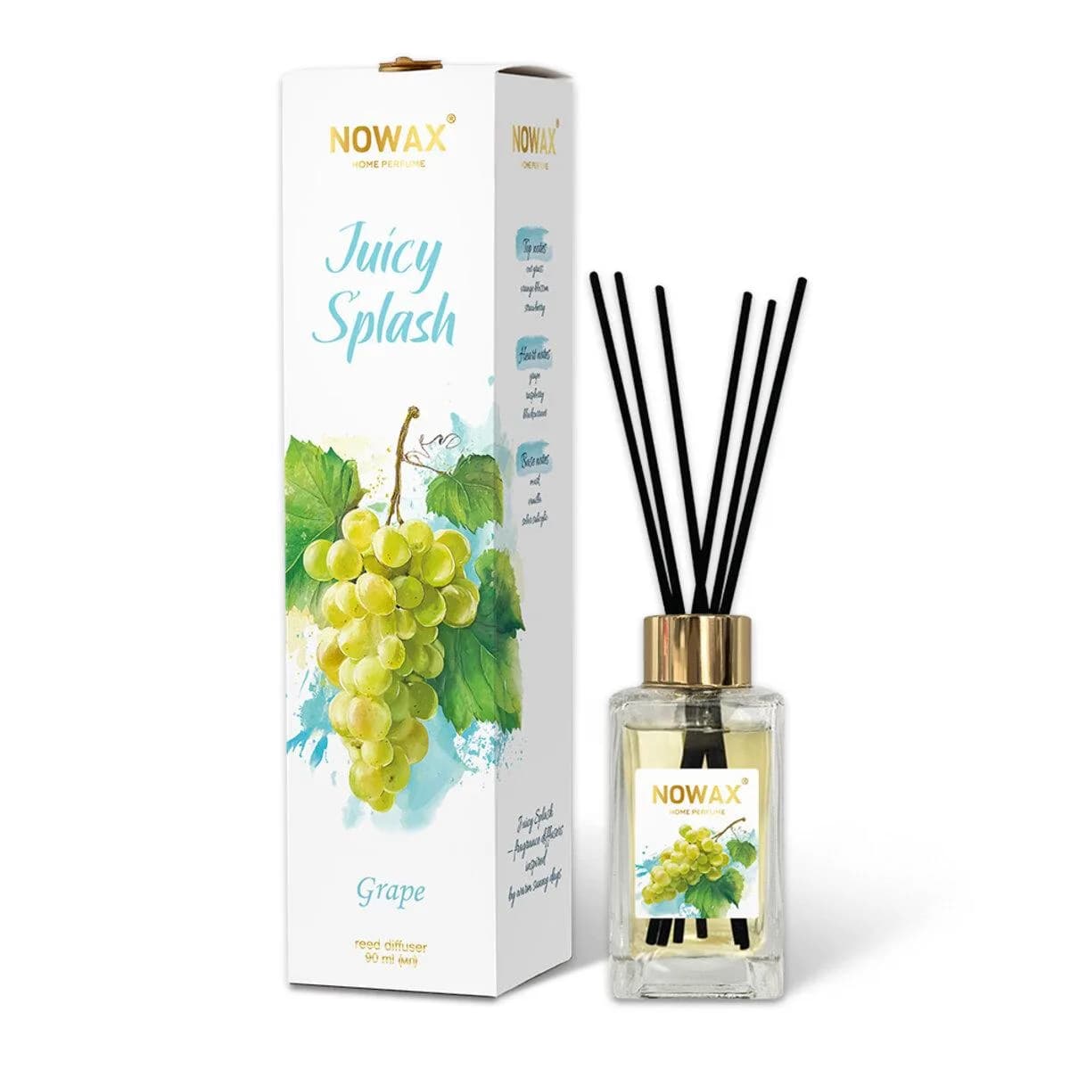Освіжувач "NOWAX" (рідкий) Juicy Splash - Grapes (90 мл.)