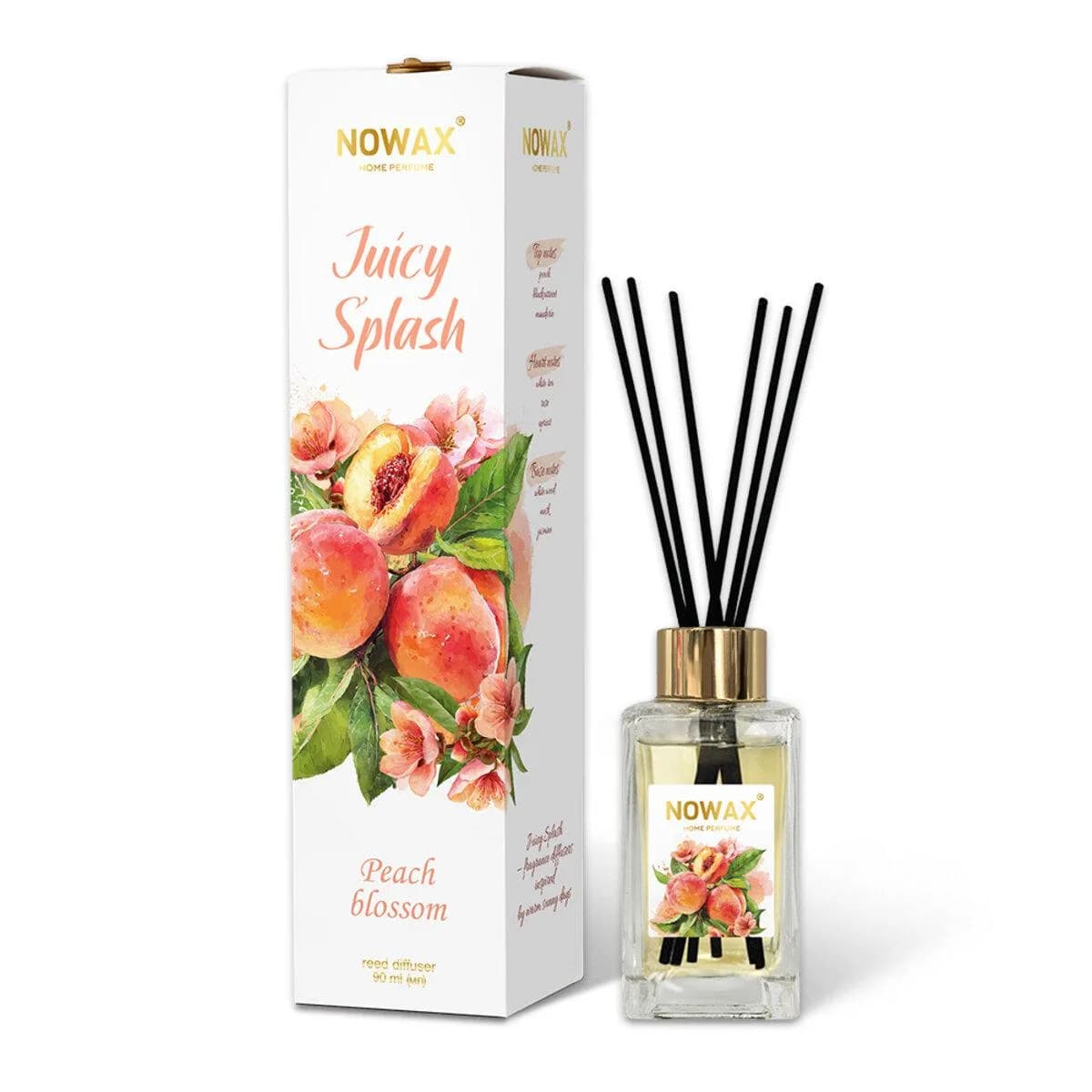 Освіжувач "NOWAX" (рідкий) Juicy Splash - Peach Blossom (90 мл.)