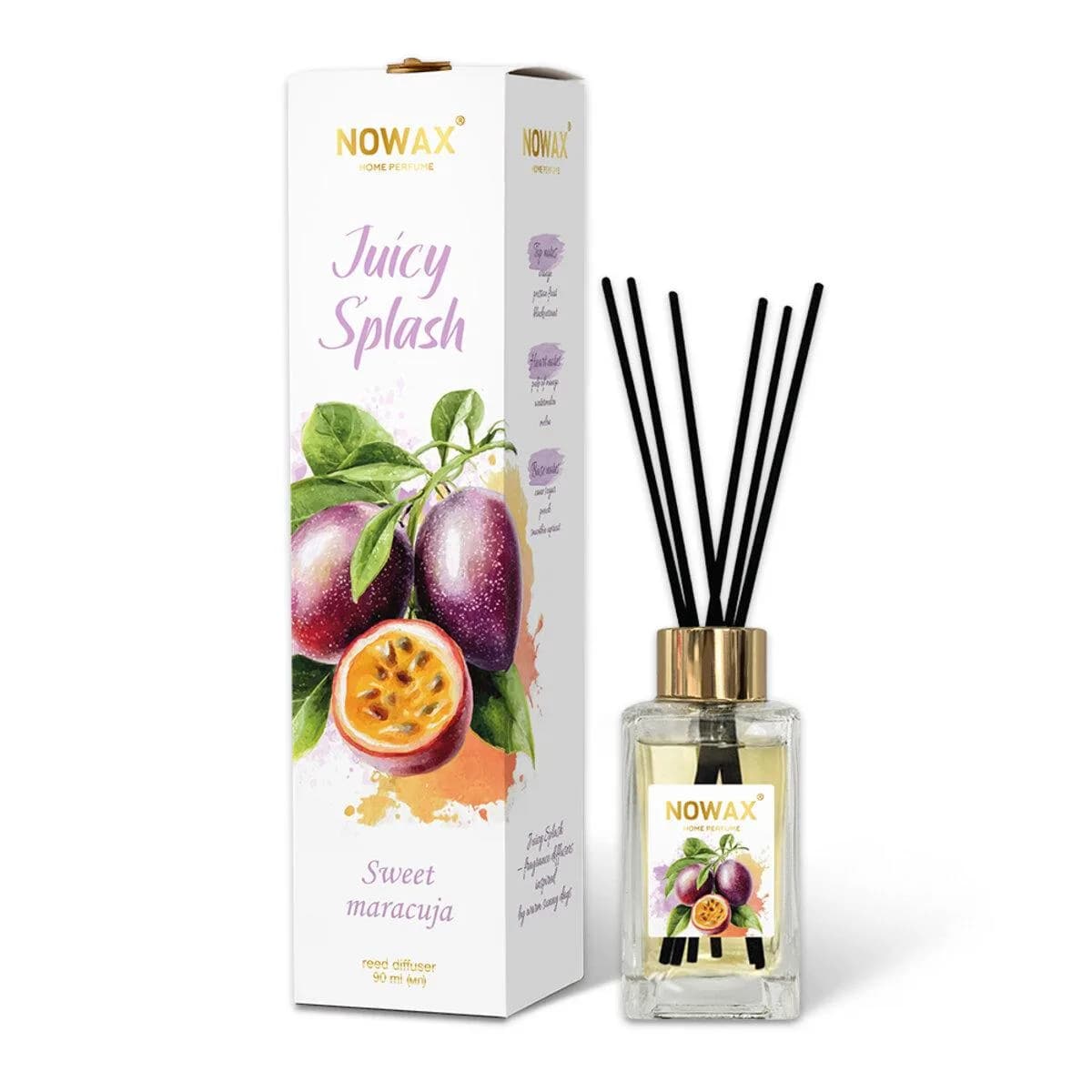 Освіжувач "NOWAX" (рідкий) Juicy Splash - Sweet Maracuja (90 мл.)