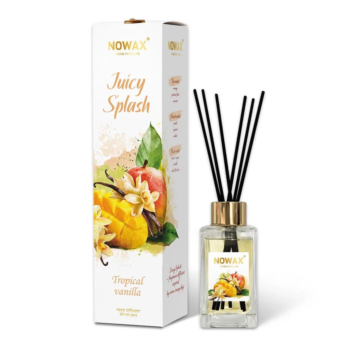 Освіжувач "NOWAX" (рідкий) Juicy Splash - Tropical Vanilla (90 мл.)