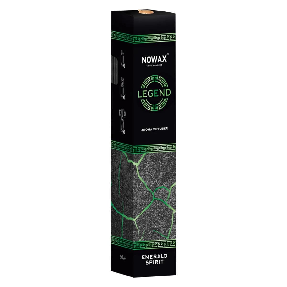 Освіжувач "NOWAX" (рідкий) Legend - Emerald Spirit (90 мл.)