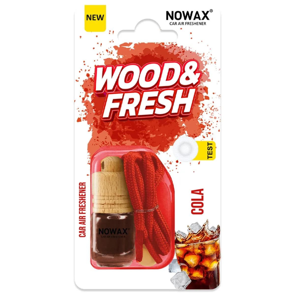 Освіжувач "NOWAX" (рідкий) Wood & Fresh - Cola 5ml