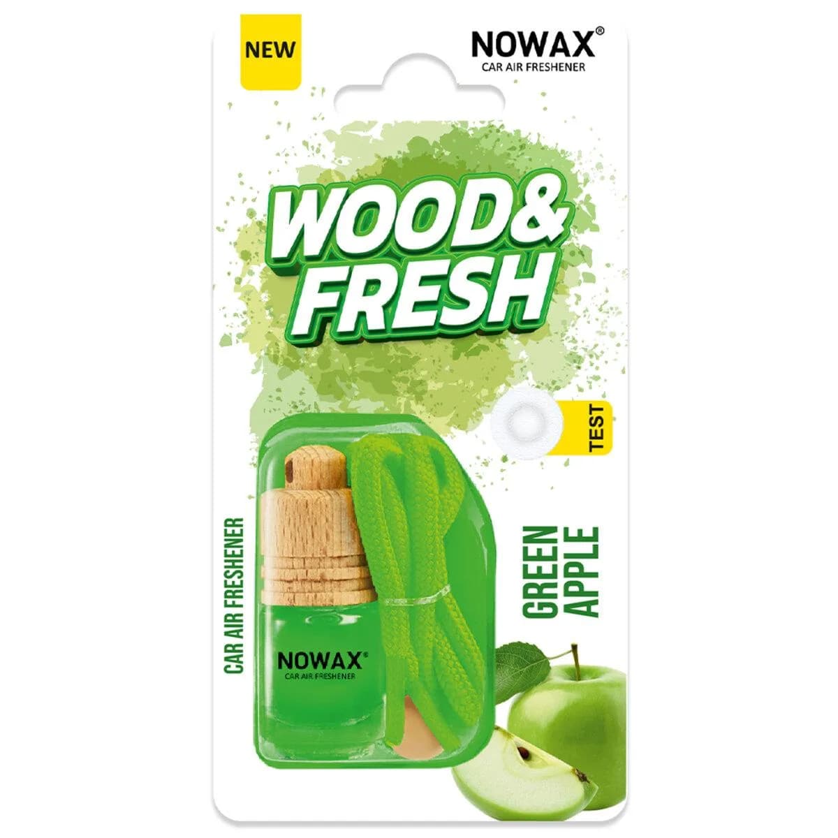 Освіжувач "NOWAX" (рідкий) Wood & Fresh - Green Apple 5ml
